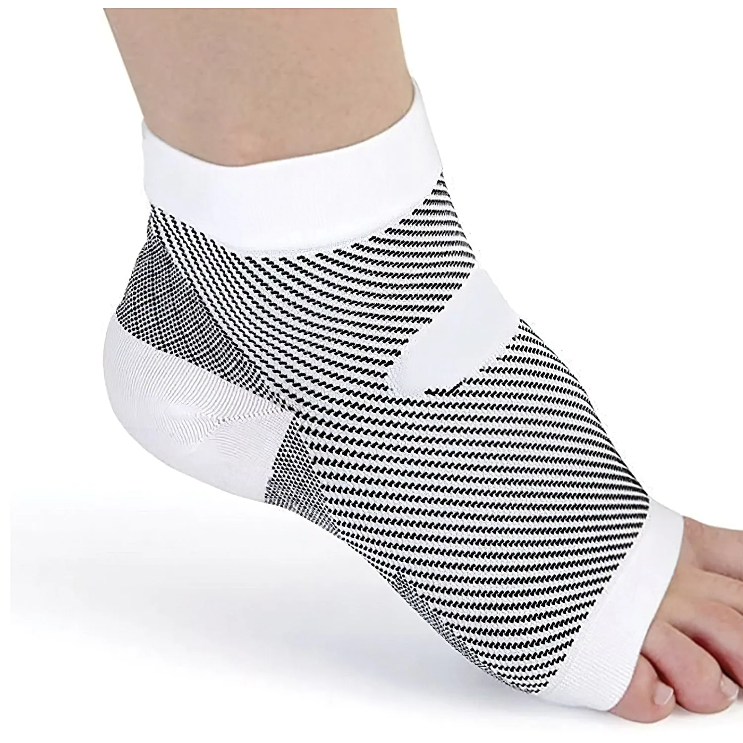 Evertone Pain Relief Compression Foot Sleeve Open Compression Sock- 2 Pairs