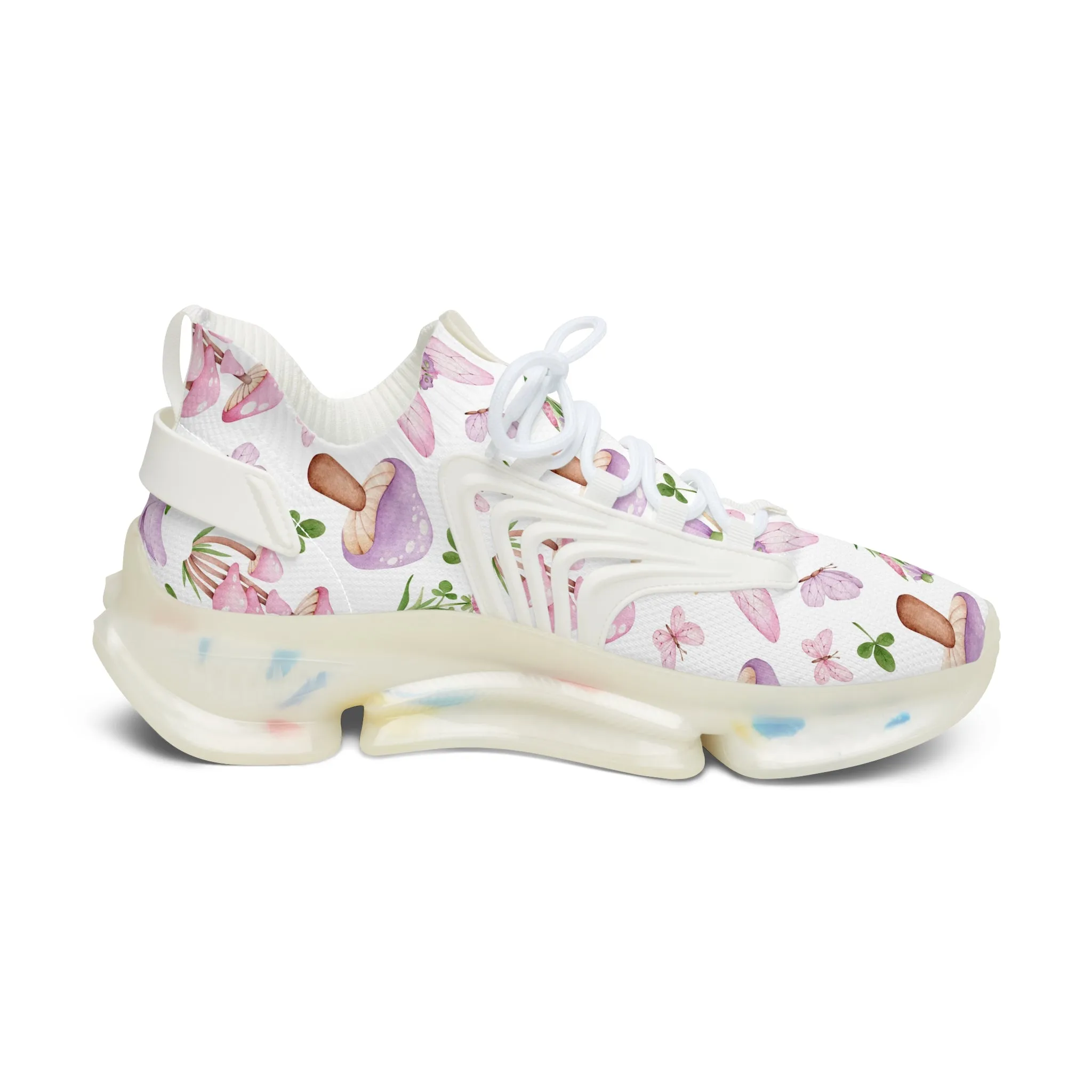 Fairy and Mushroom Women's Mesh Sneakers