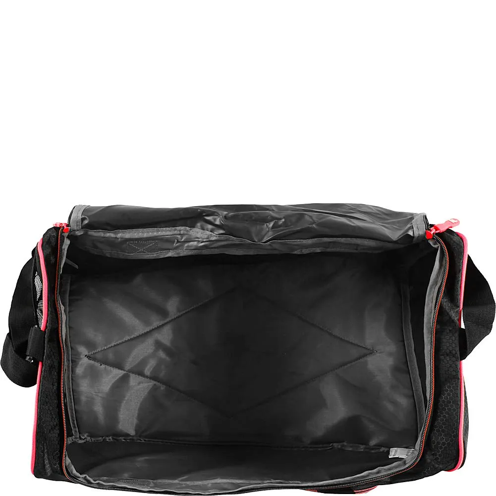 Fila Orson Small Sports Duffel Bag, Black/Red, One Size