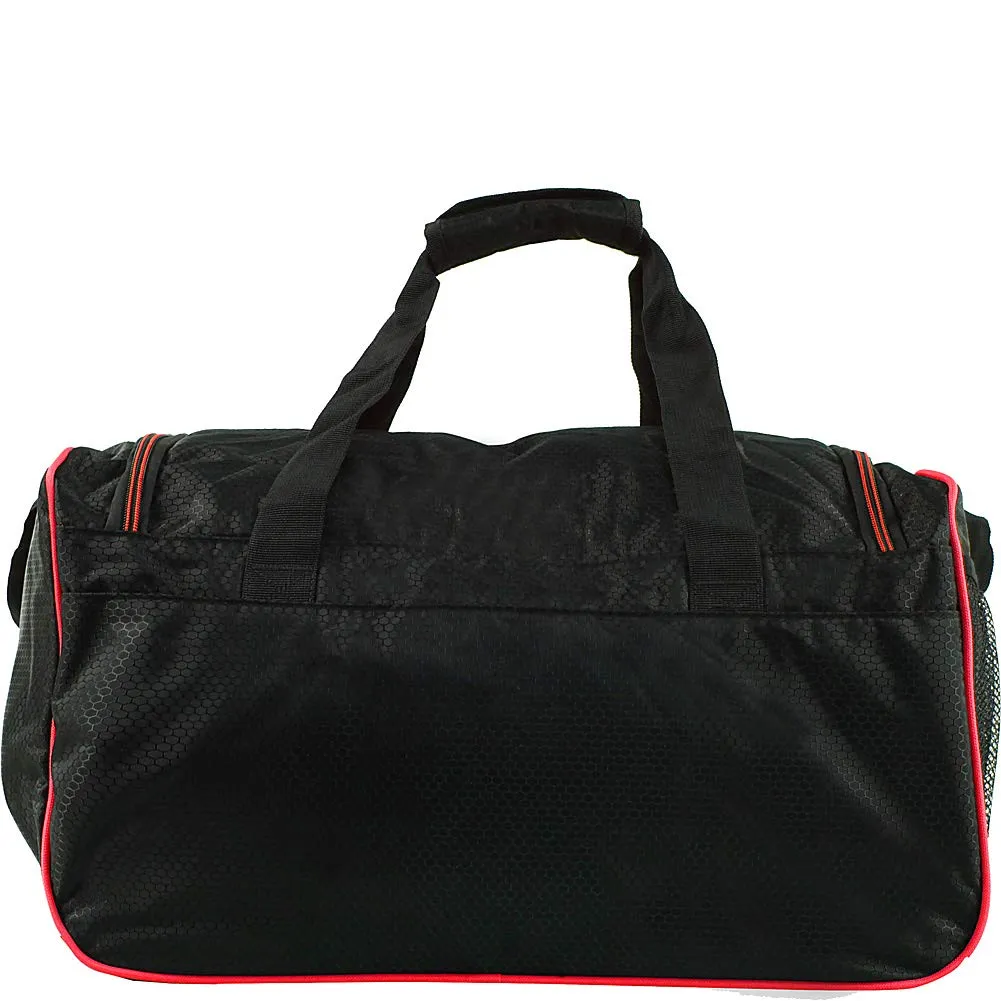 Fila Orson Small Sports Duffel Bag, Black/Red, One Size