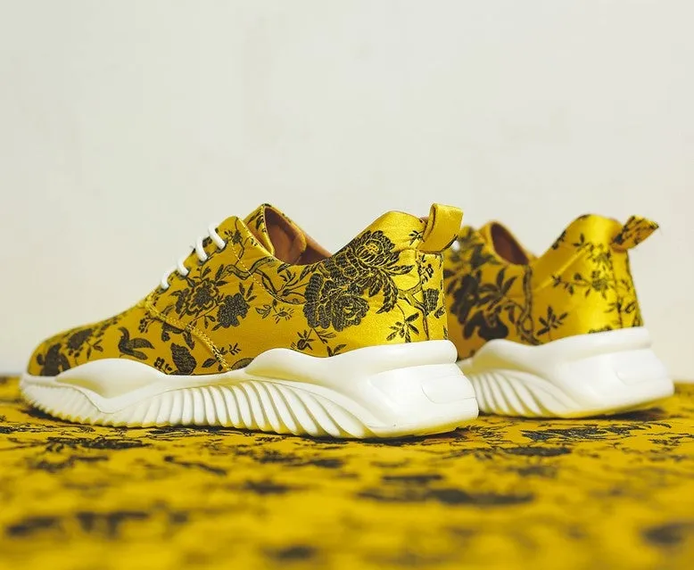 Floral Brocade Traditional Chinese Style Sports Shoes Sneaker