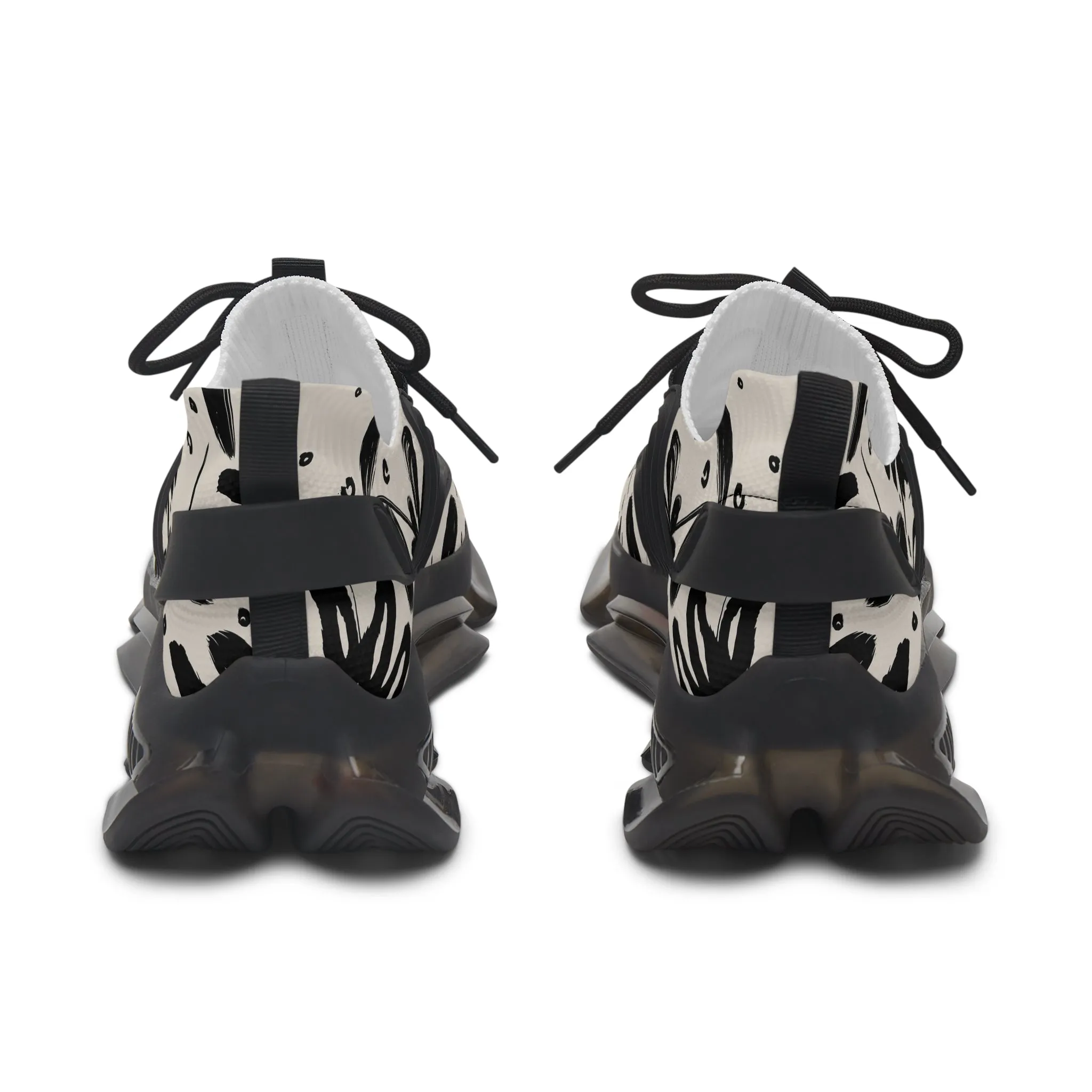 Flower Brush Texture Women's Mesh Sneakers