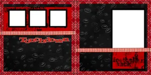Football - Digital Scrapbook Pages - INSTANT DOWNLOAD