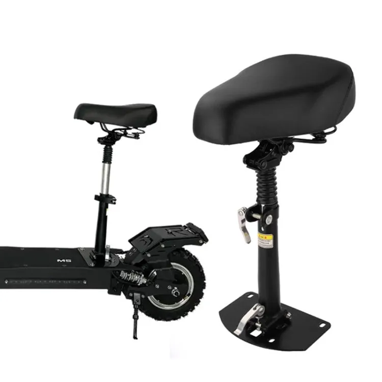 For KUGOO M2 / M4 / M5 AIMITE Electric Scooter Folding Shock Absorbing Seat(黑色)