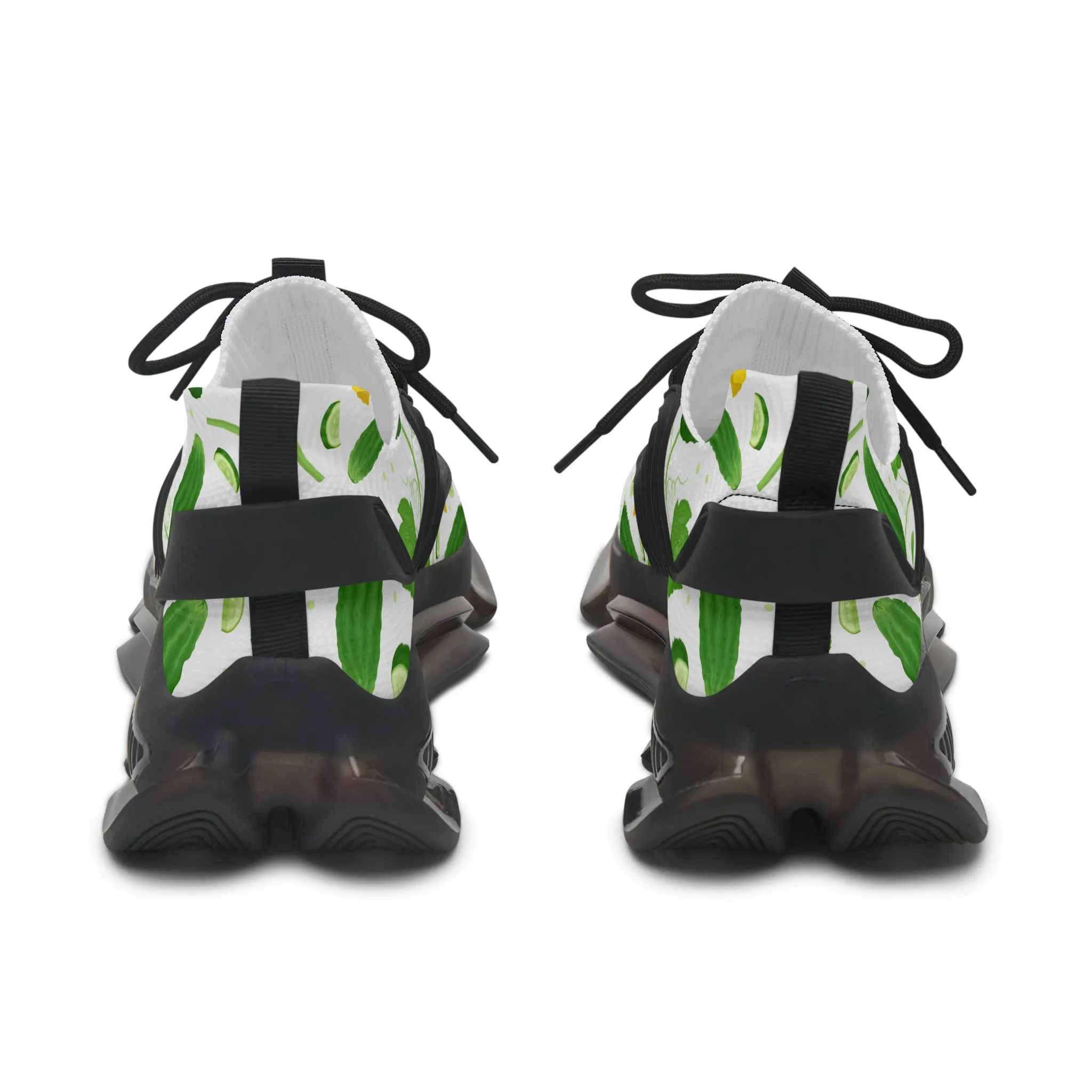 Fresh Green Cucumber Women's Mesh Sneakers