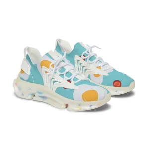 Fried Eggs and Bacon Women's Mesh Sneakers