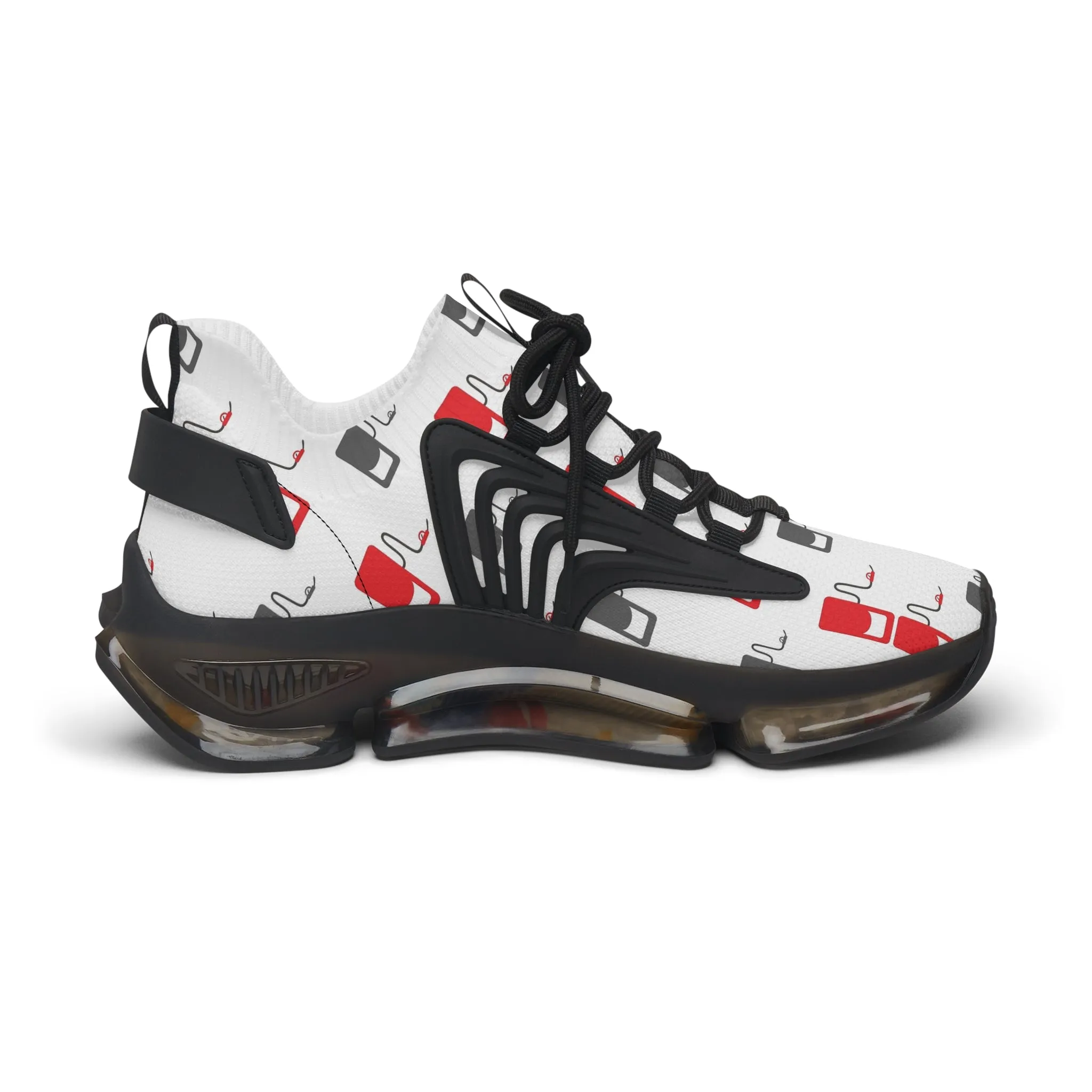 Fuel Gas Station Pump Women's Mesh Sneakers