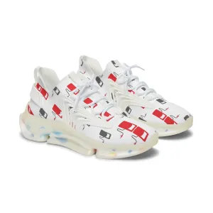 Fuel Gas Station Pump Women's Mesh Sneakers