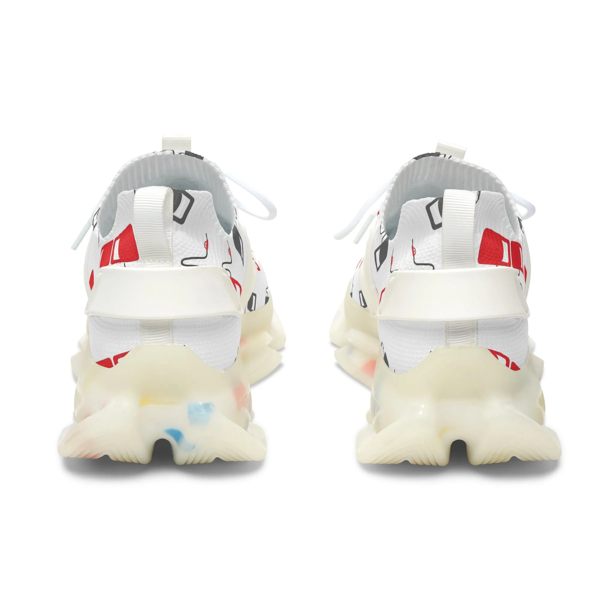 Fuel Gas Station Pump Women's Mesh Sneakers
