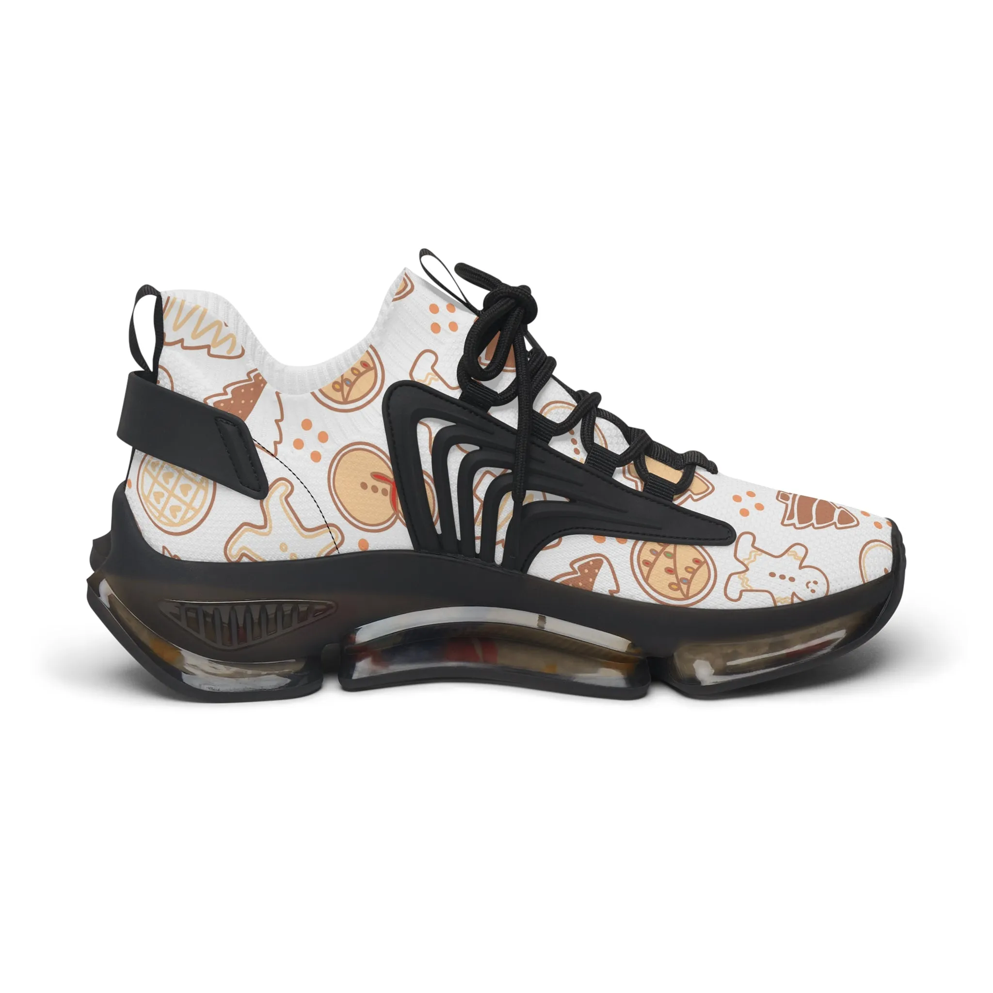 Gingerbread Christmas Cookies Women's Mesh Sneakers