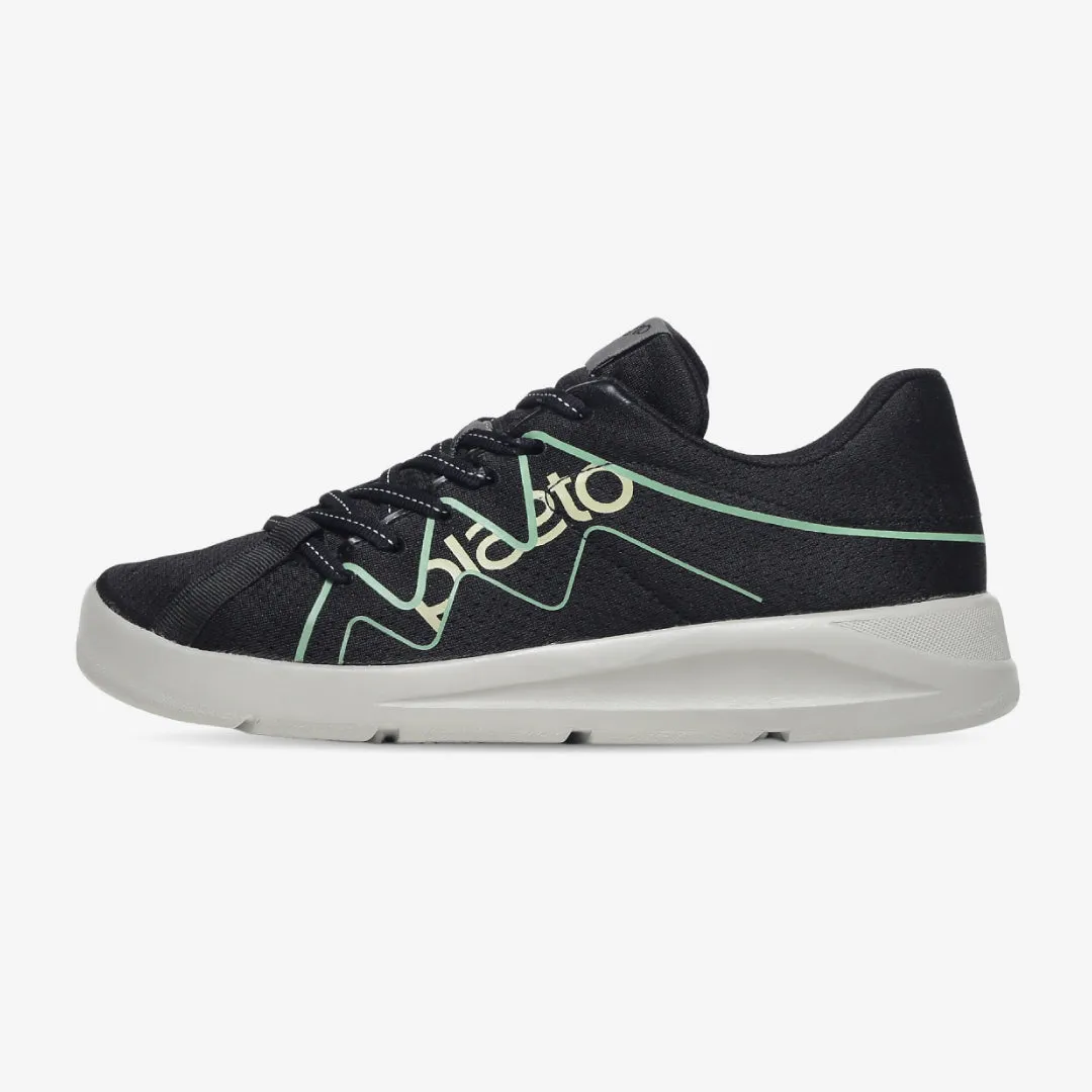 Gully Men's Sports Shoes - Black / Mint