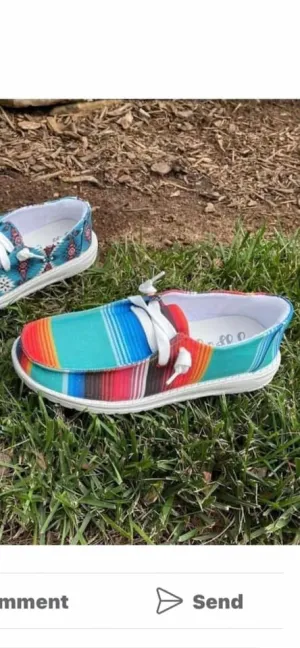 Gypsy Jazz Cheyenne 2 Serape Shoes