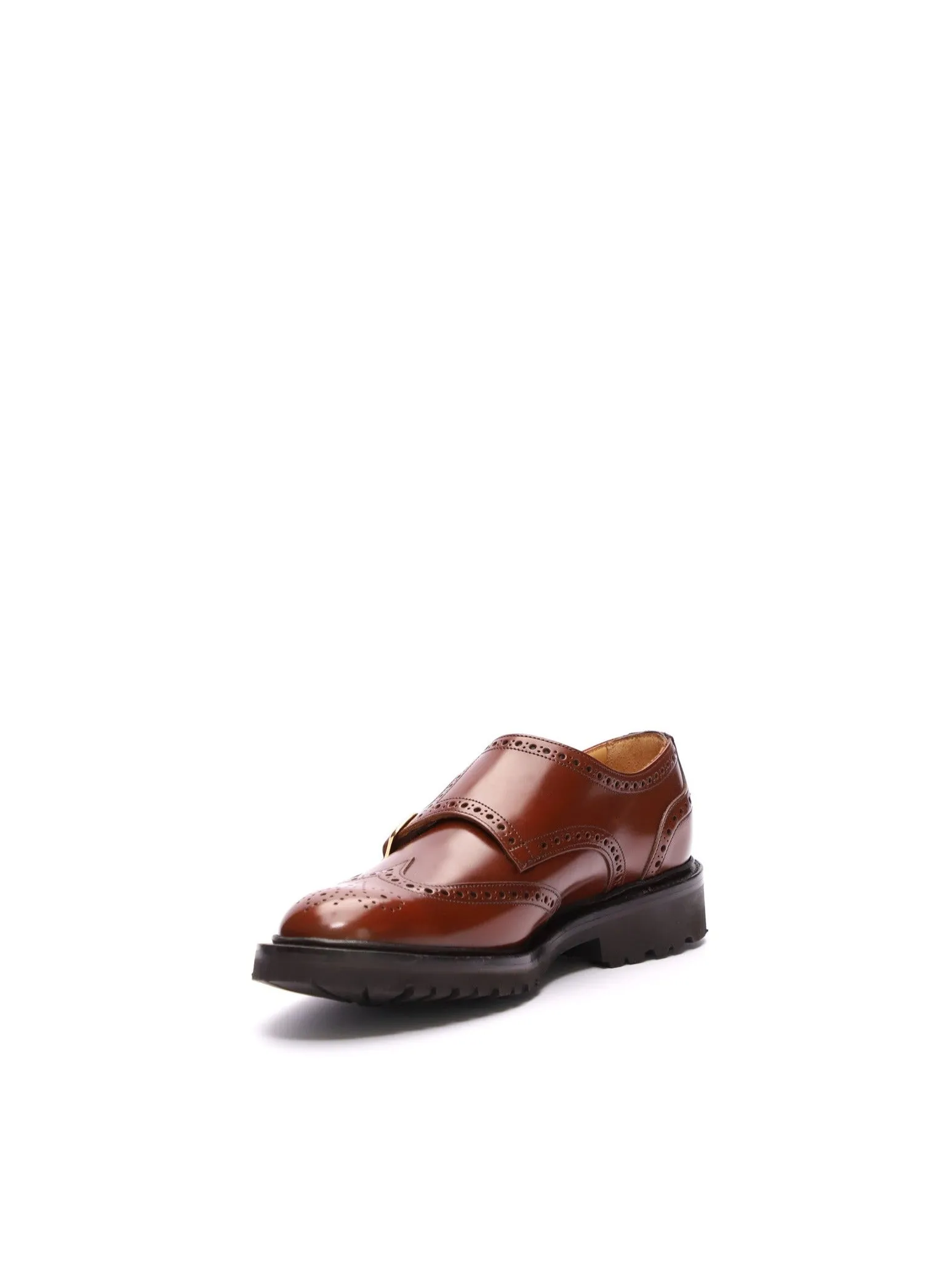 Hazelnut Virginia Double Monk shoes