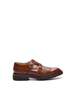 Hazelnut Virginia Double Monk shoes