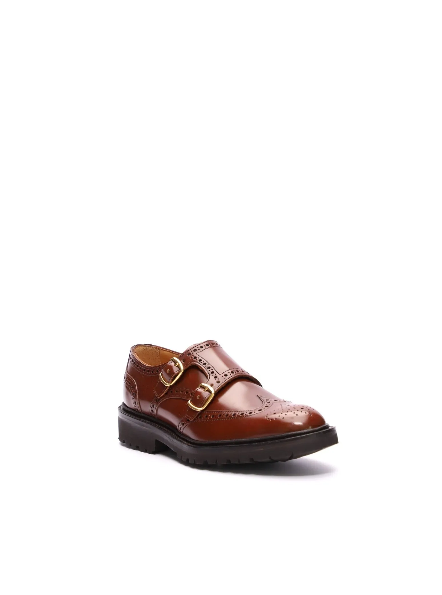 Hazelnut Virginia Double Monk shoes