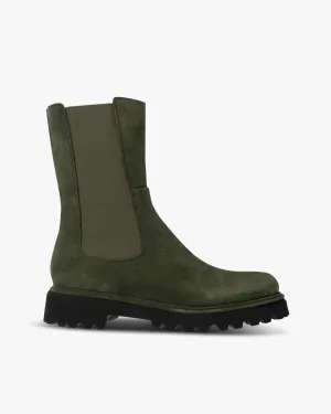 Hoher Chelsea-Reißverschlussstiefel von Emanuela Rosseti