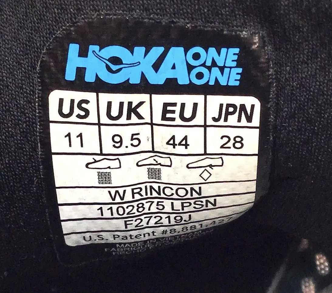 Hoka One One Women's Rincon 1102875 Multicolor Athletic Shoes - Size 11