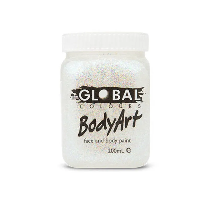 Holographic Glitter Face and Body Paint