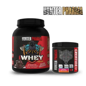 Hunter Pharma Whey Protein 5lbs   Hunter Pharma Creatine Combo
