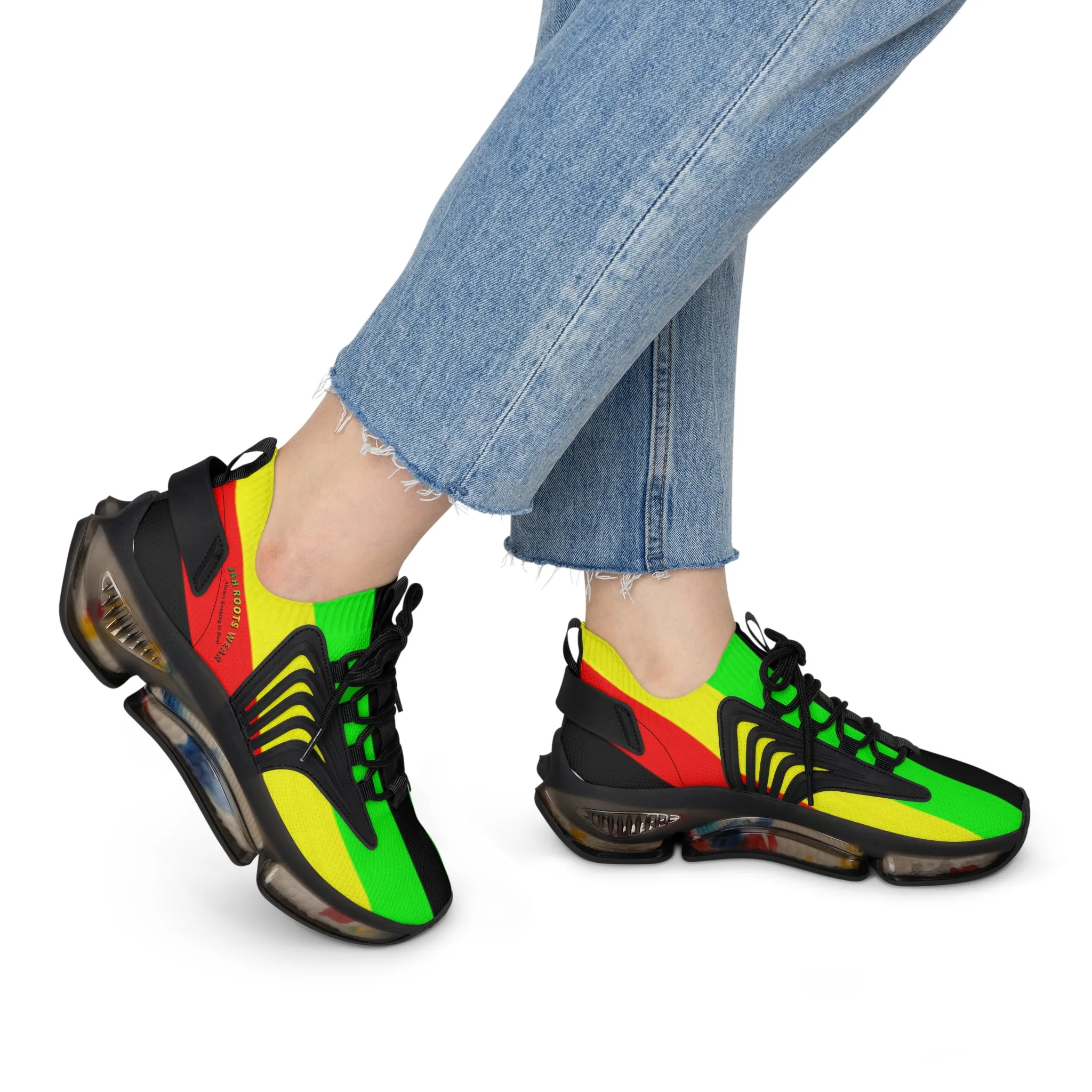 JRW Women's Rasta Mesh Running Shoe