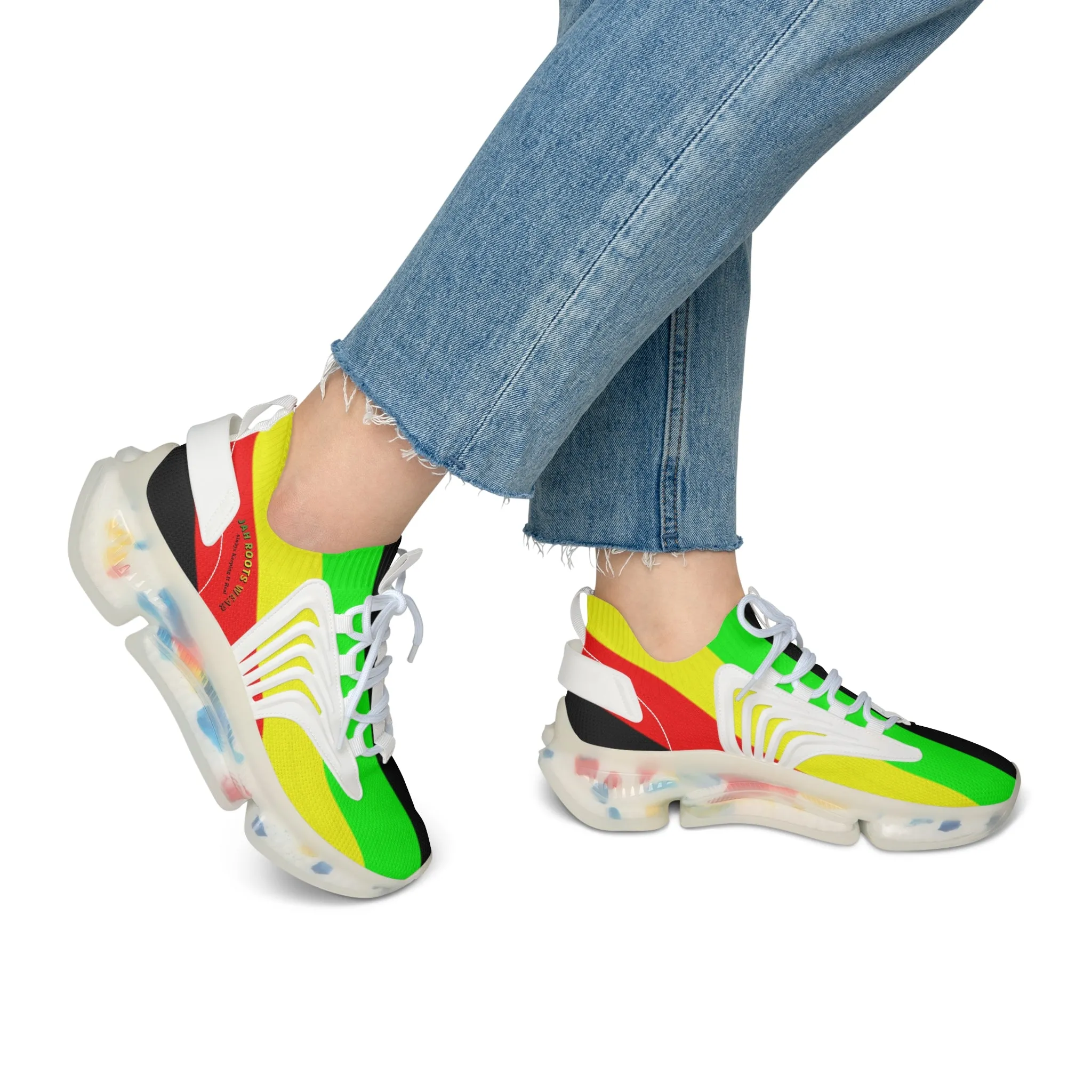 JRW Women's Rasta Mesh Running Shoe