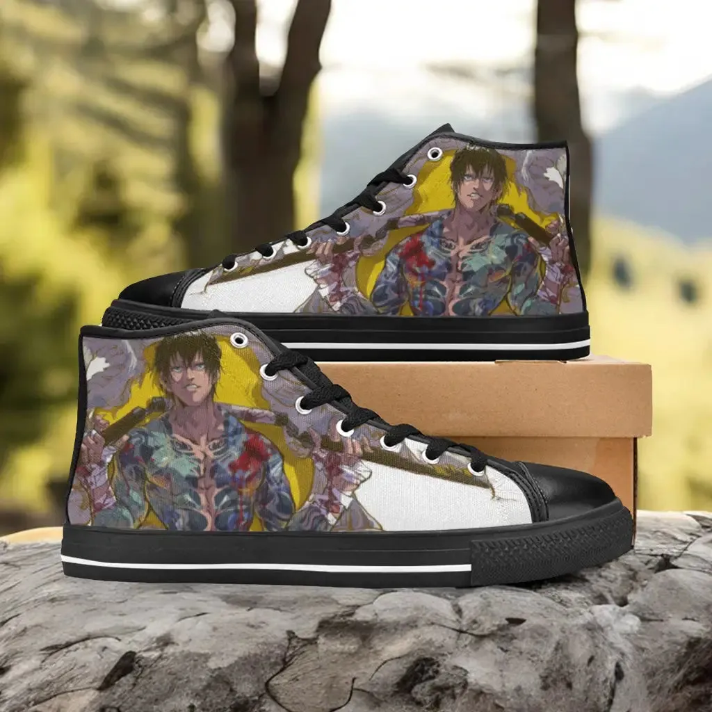 Jujutsu Kaisen Toji Fushiguro Shoes High Top Sneakers for Kids and Adults