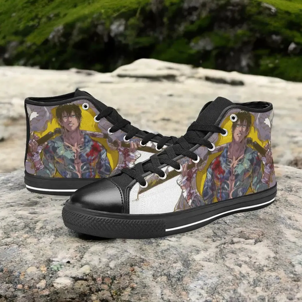 Jujutsu Kaisen Toji Fushiguro Shoes High Top Sneakers for Kids and Adults