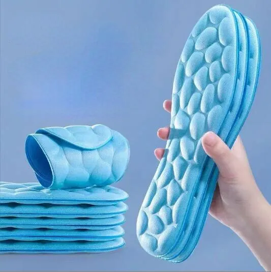 kamames Deodorant Insole Shoe Pads Palmilha 3D Foot Acupressure Insole Men Women Soft Breathable Sports Cushion Inserts