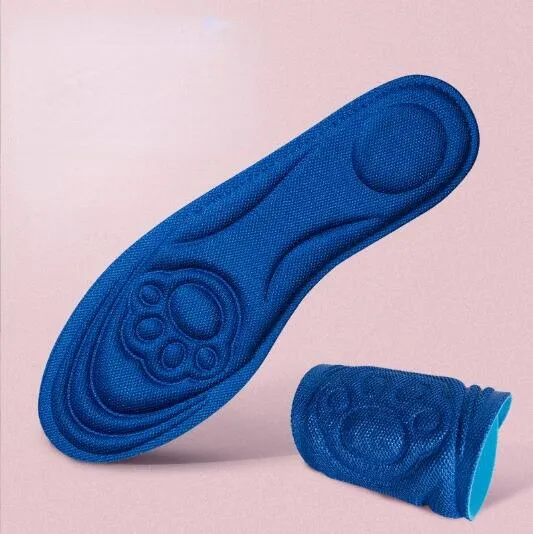 kamames Deodorant Insole Shoe Pads Palmilha 3D Foot Acupressure Insole Men Women Soft Breathable Sports Cushion Inserts