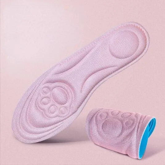 kamames Deodorant Insole Shoe Pads Palmilha 3D Foot Acupressure Insole Men Women Soft Breathable Sports Cushion Inserts