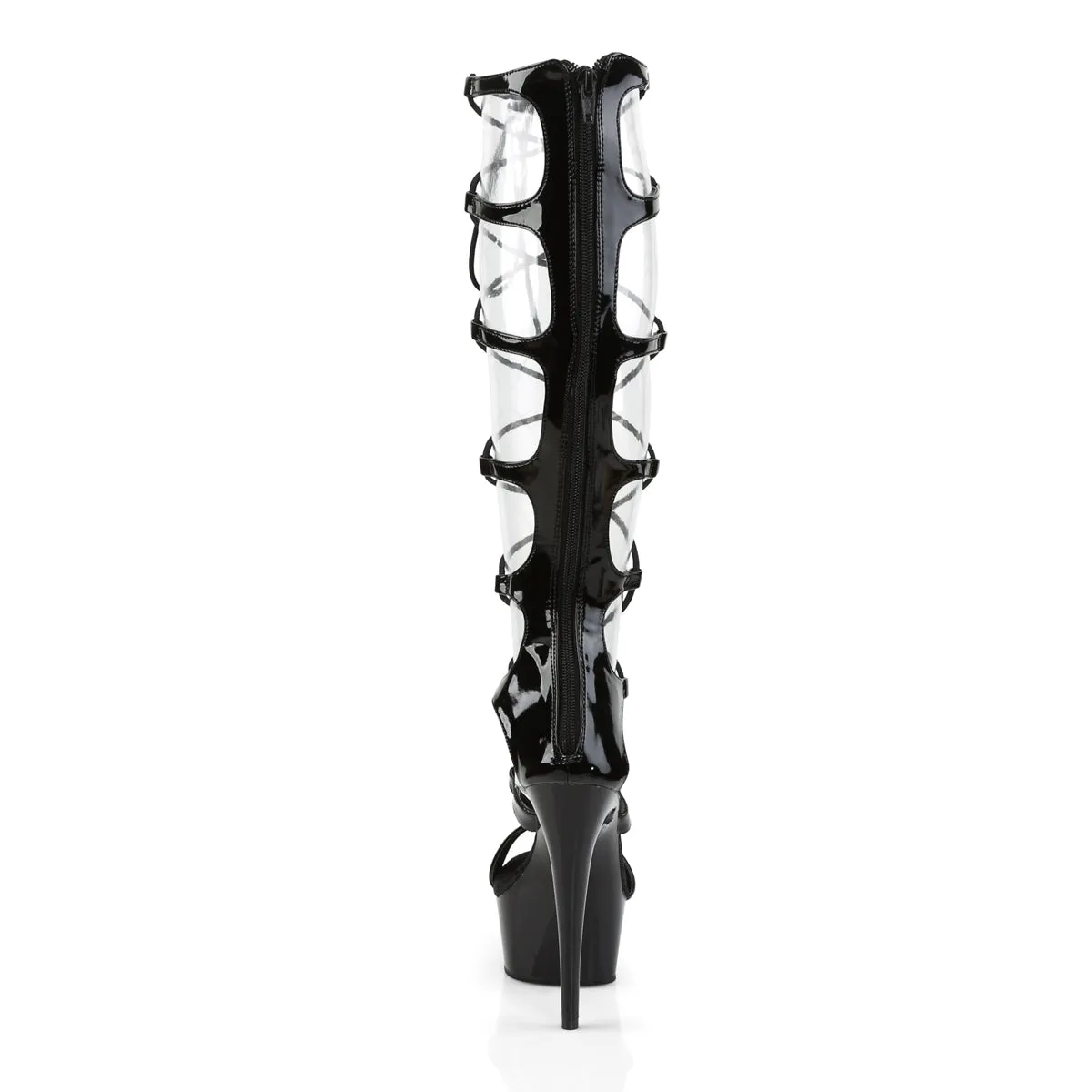 Lace-Up Leg Strap Platform Shoe 6-Inch Heel DELIGHT-698