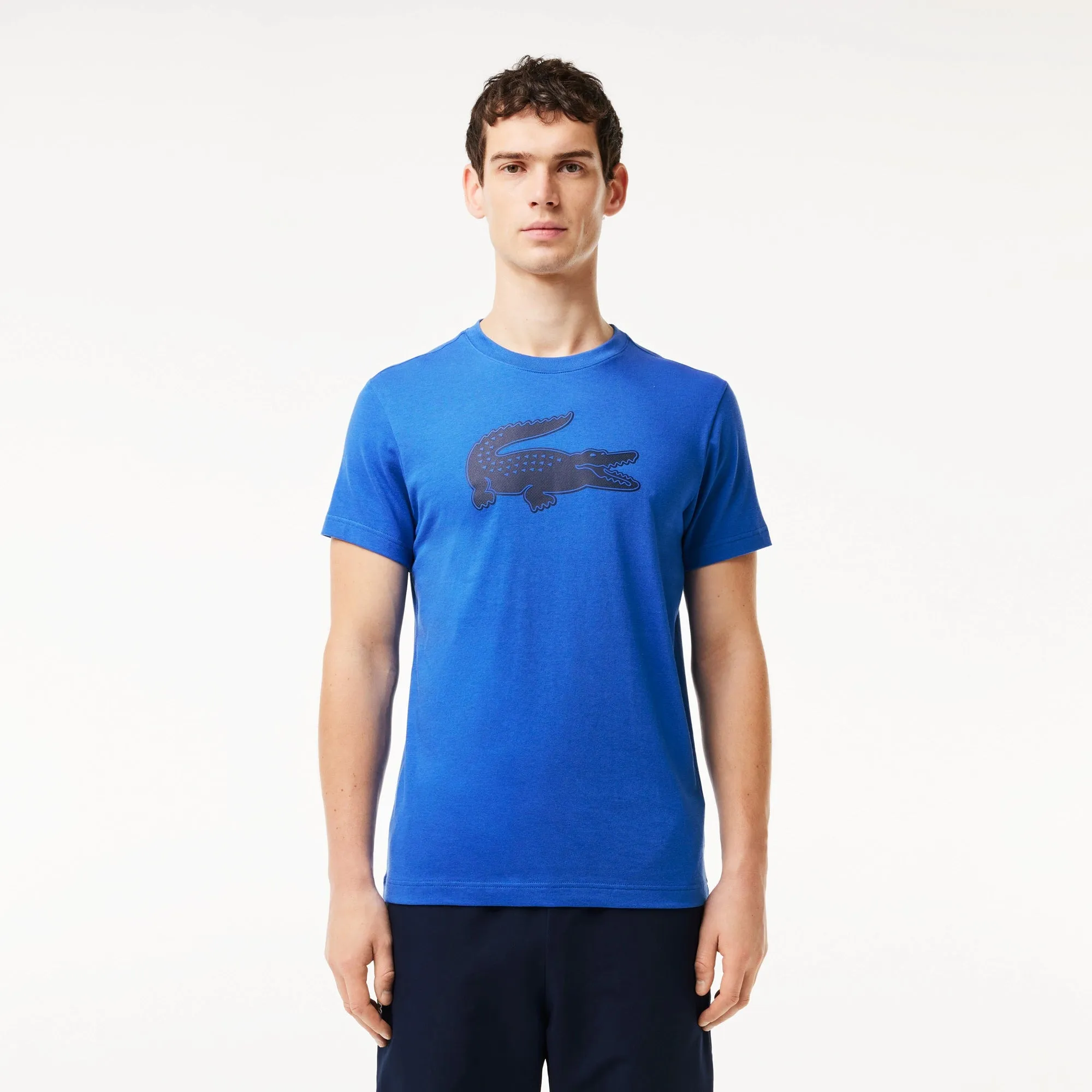 Lacoste Men's Sport 3D Print Croc Jersey T-Shirt