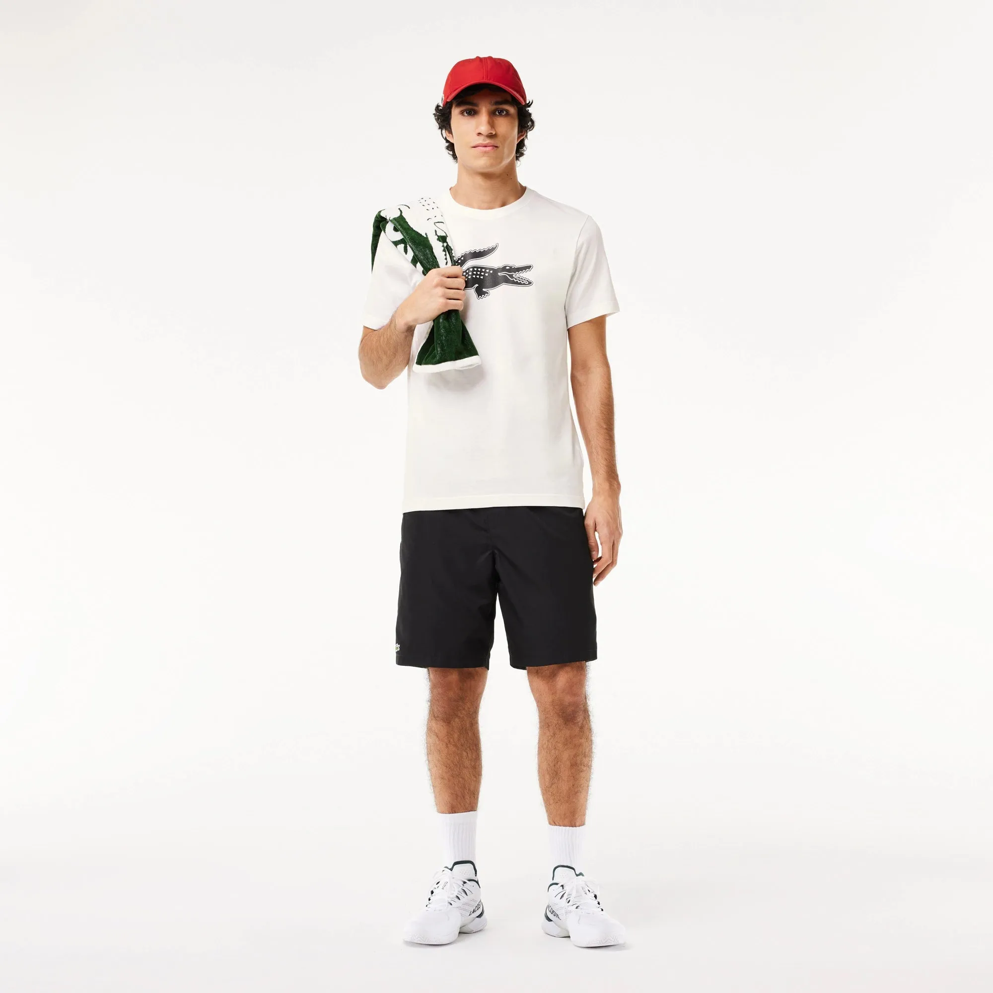 Lacoste Men's Sport 3D Print Croc Jersey T-Shirt