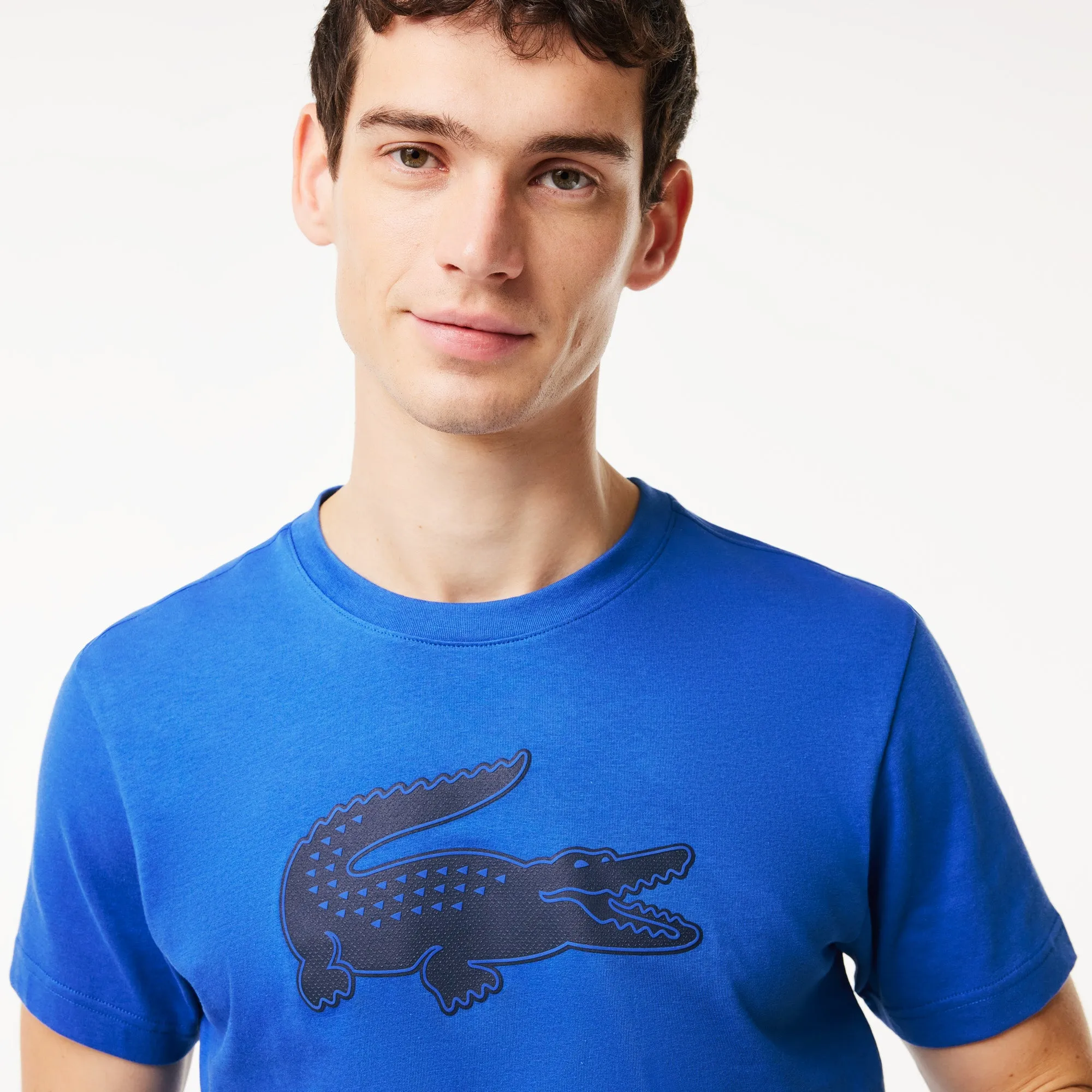 Lacoste Men's Sport 3D Print Croc Jersey T-Shirt