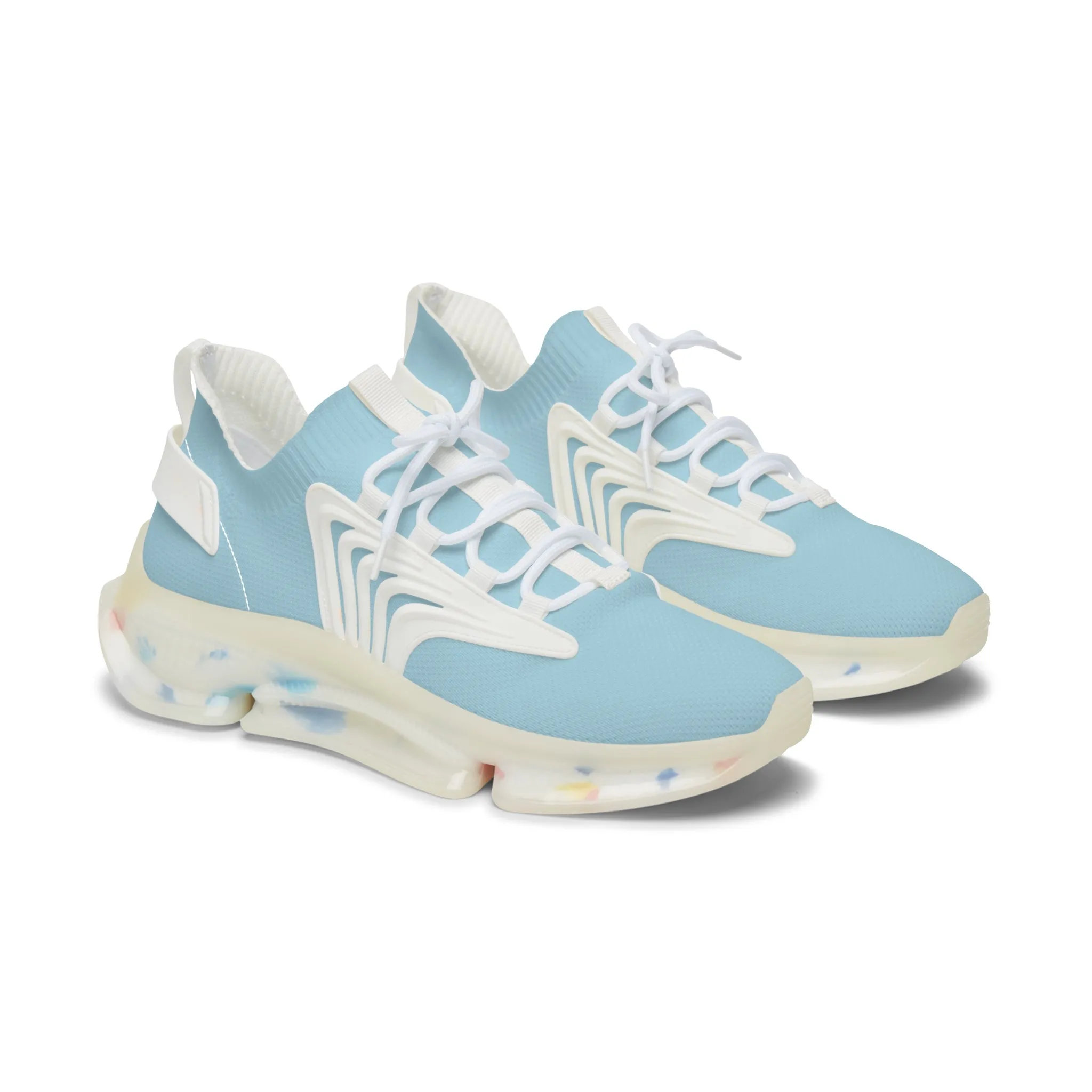 Light Blue Women's Mesh Sneakers