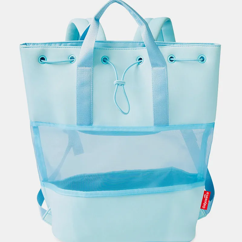 Lightweight Fashion Mesh Backpack Beach Gym Neoprene Drawstring Handbag