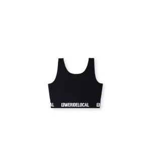 LOGOTYPE SPORTS BRA BLACK