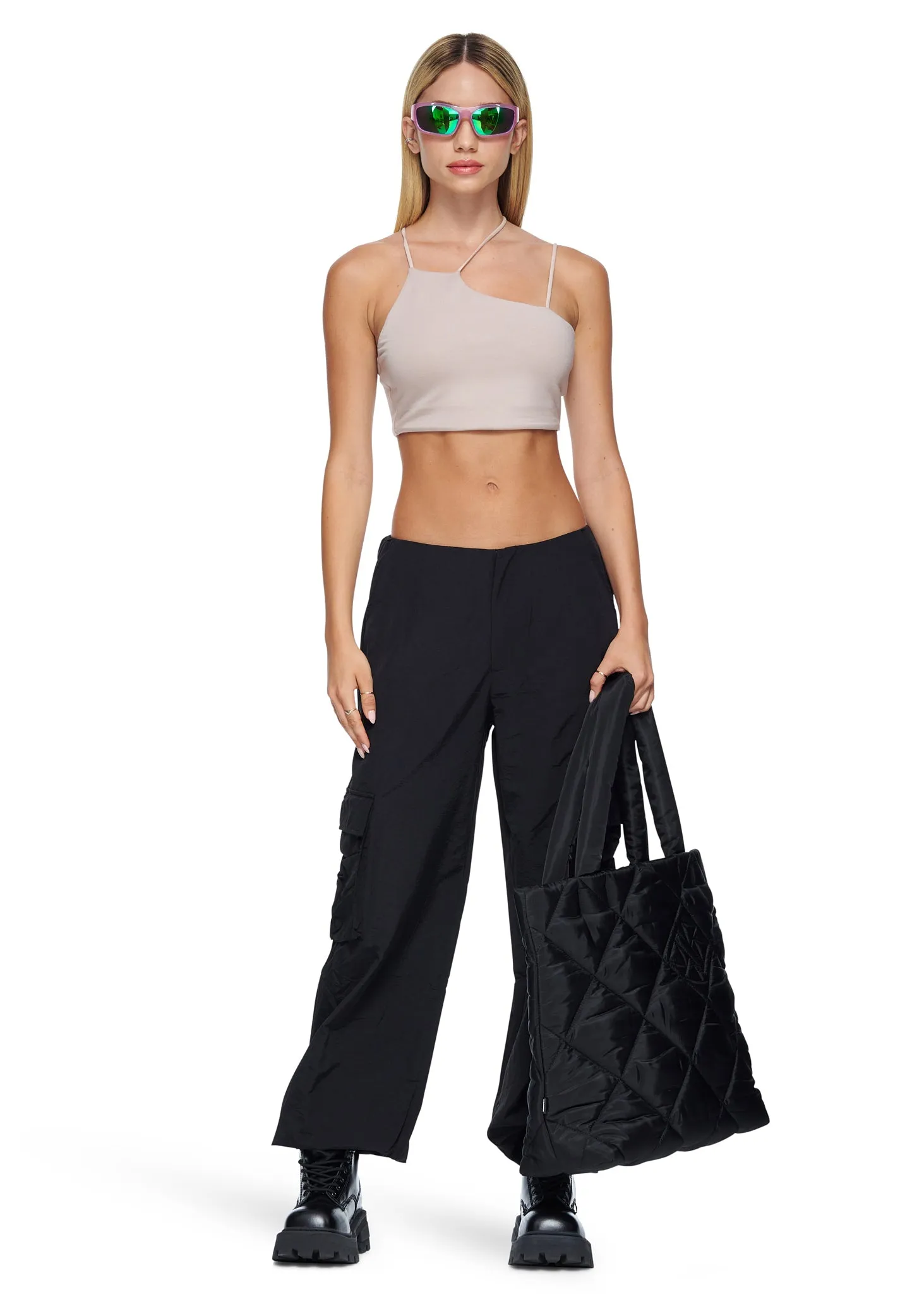 Magnlens Cochran Asymmetric Bra Top