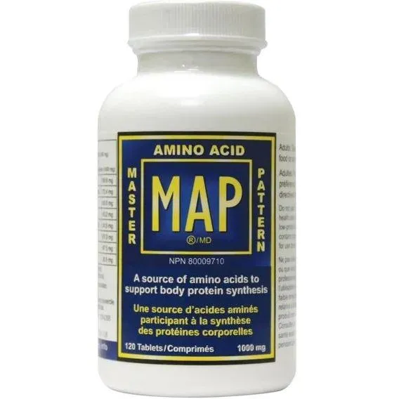 Master Amino Acid Pattern (MAP), 120 tablets