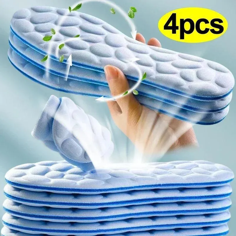 Memory Foam Sports Insoles with Acupressure for Maximum Comfort and Support