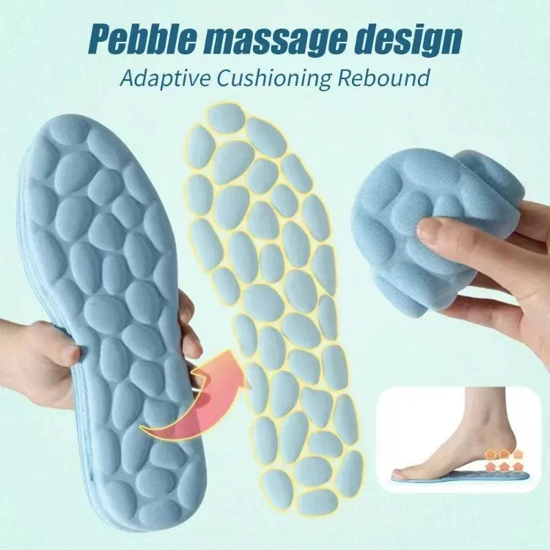 Memory Foam Sports Insoles with Acupressure for Maximum Comfort and Support