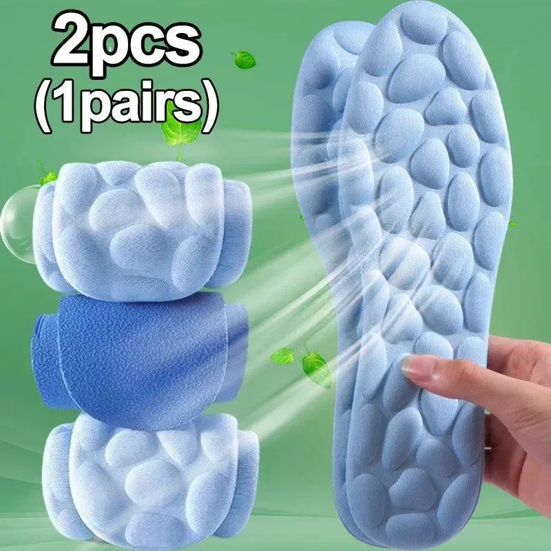 Memory Foam Sports Insoles with Acupressure for Maximum Comfort and Support