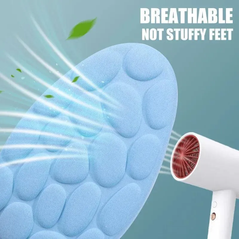 Memory Foam Sports Insoles with Acupressure for Maximum Comfort and Support