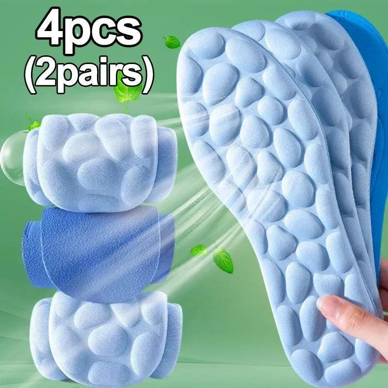 Memory Foam Sports Insoles with Acupressure for Maximum Comfort and Support