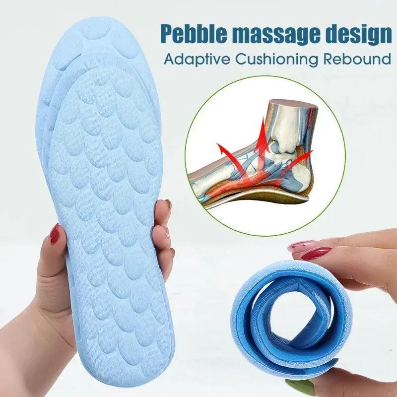 Memory Foam Sports Insoles with Acupressure for Maximum Comfort and Support