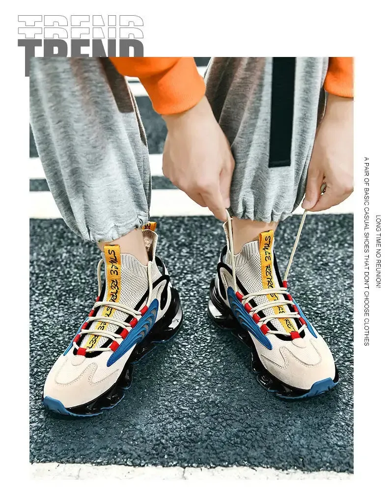 Men Sports Socks Running Shoes