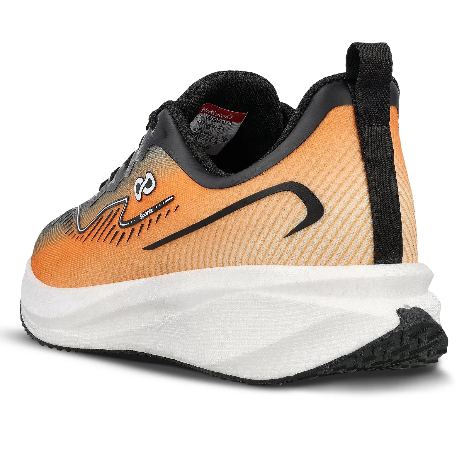 Men's Active Beads Sports Shoe - WS9163 Grey Orange