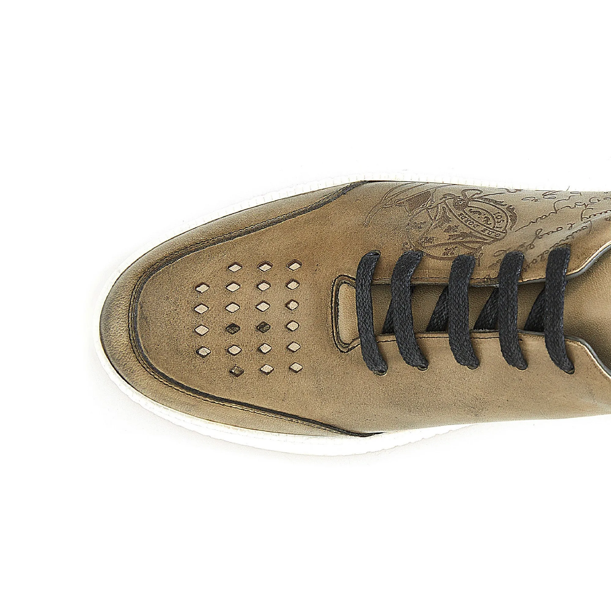 Men's Calf Leather Handmade Sport Shoes M8024