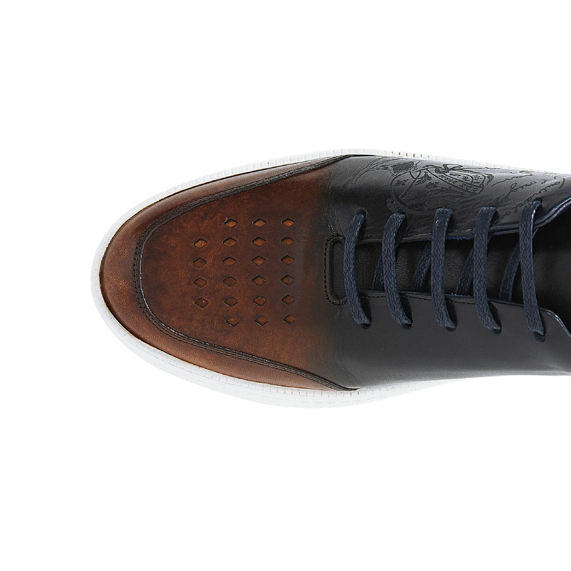 Men's Calf Leather Handmade Sport Shoes M8024