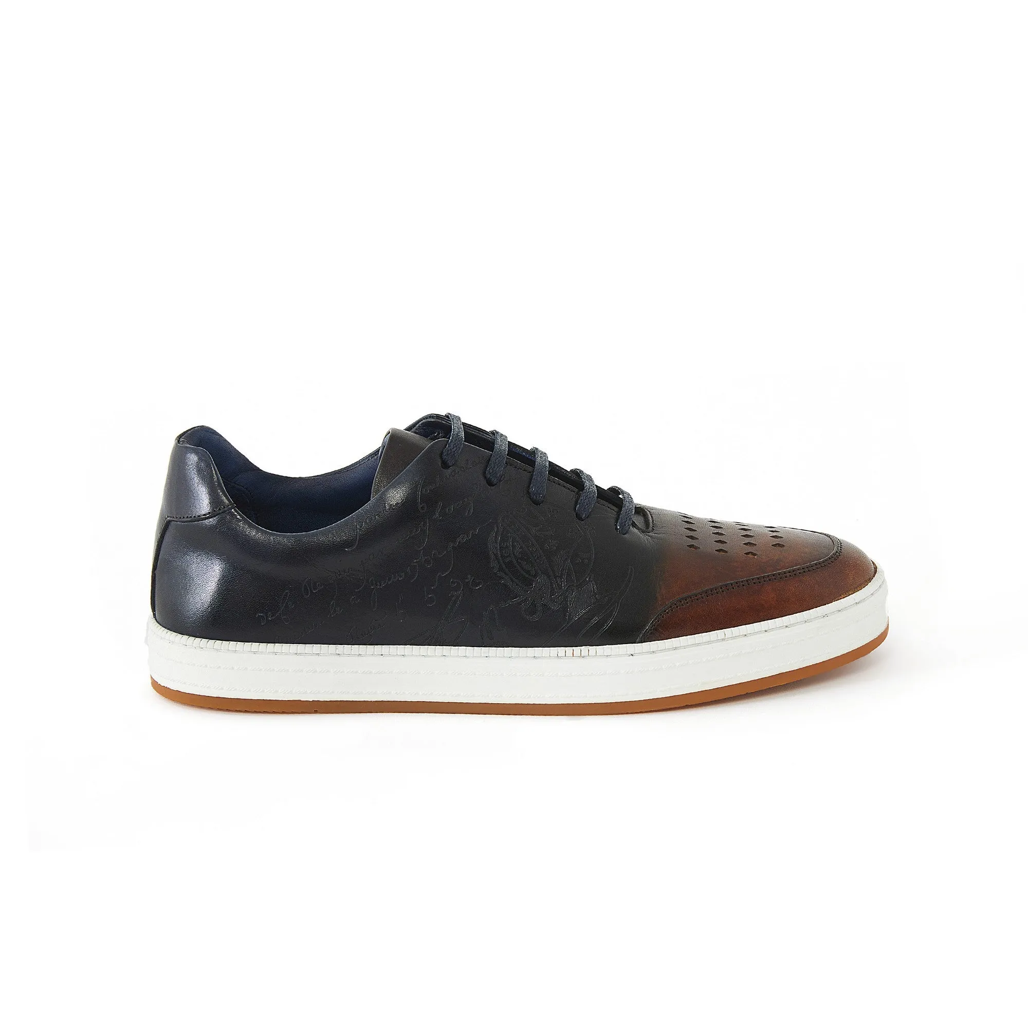 Men's Calf Leather Handmade Sport Shoes M8024